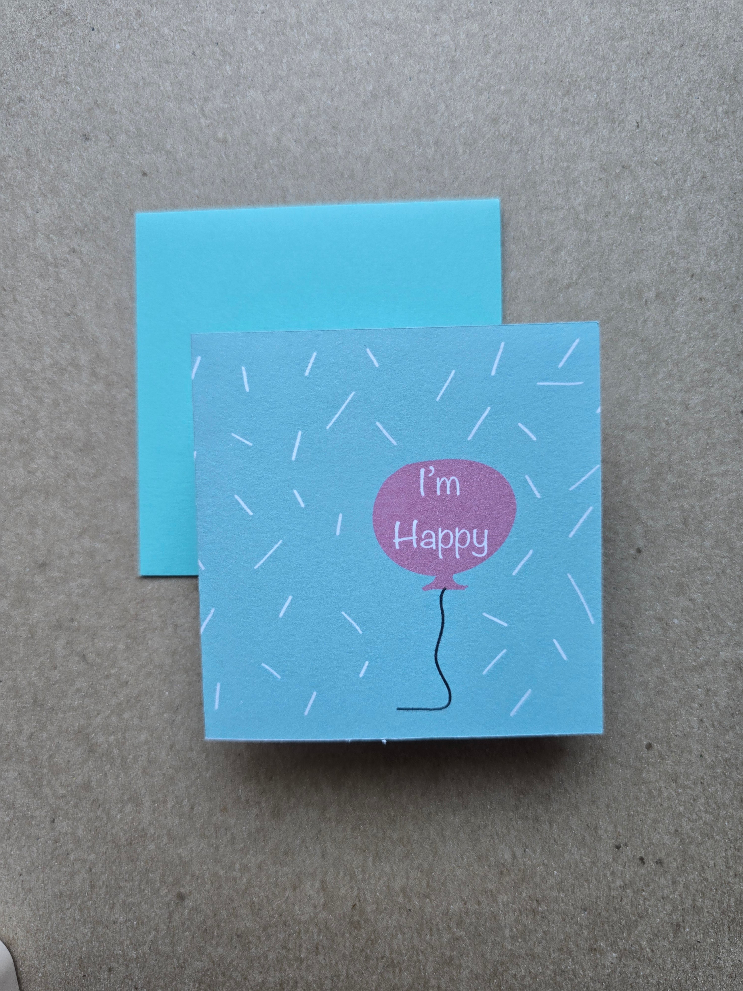 Handmade Mini Greeting Card