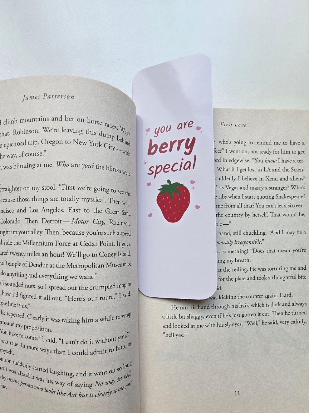 Strawberry Bookmark | Stationery Gift