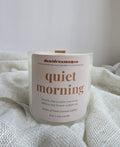 Quiet Morning Candle – Fresh Brewed Coffee Scent (4 oz Soy Candle)