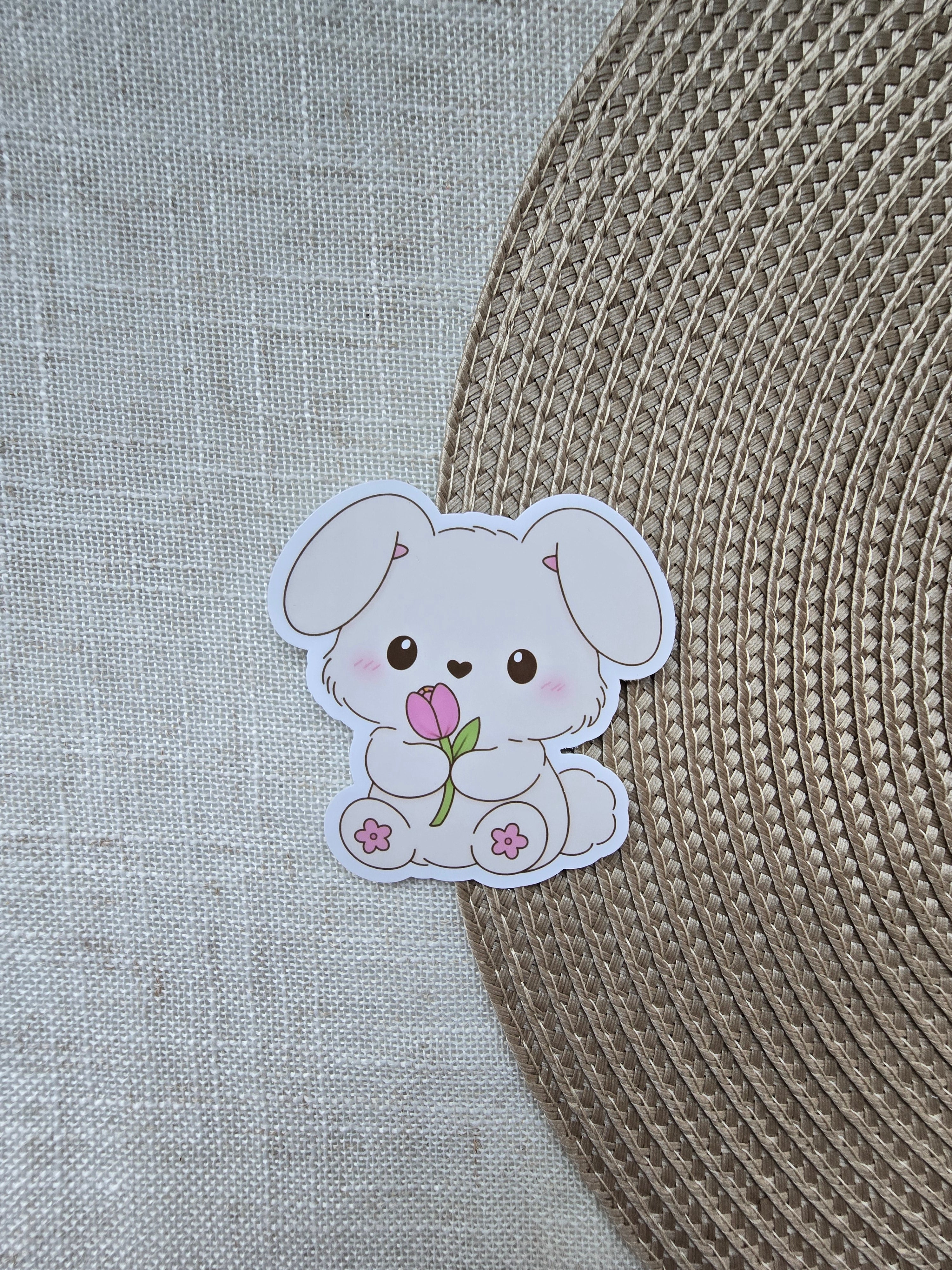Little Bunny Tulip Sticker