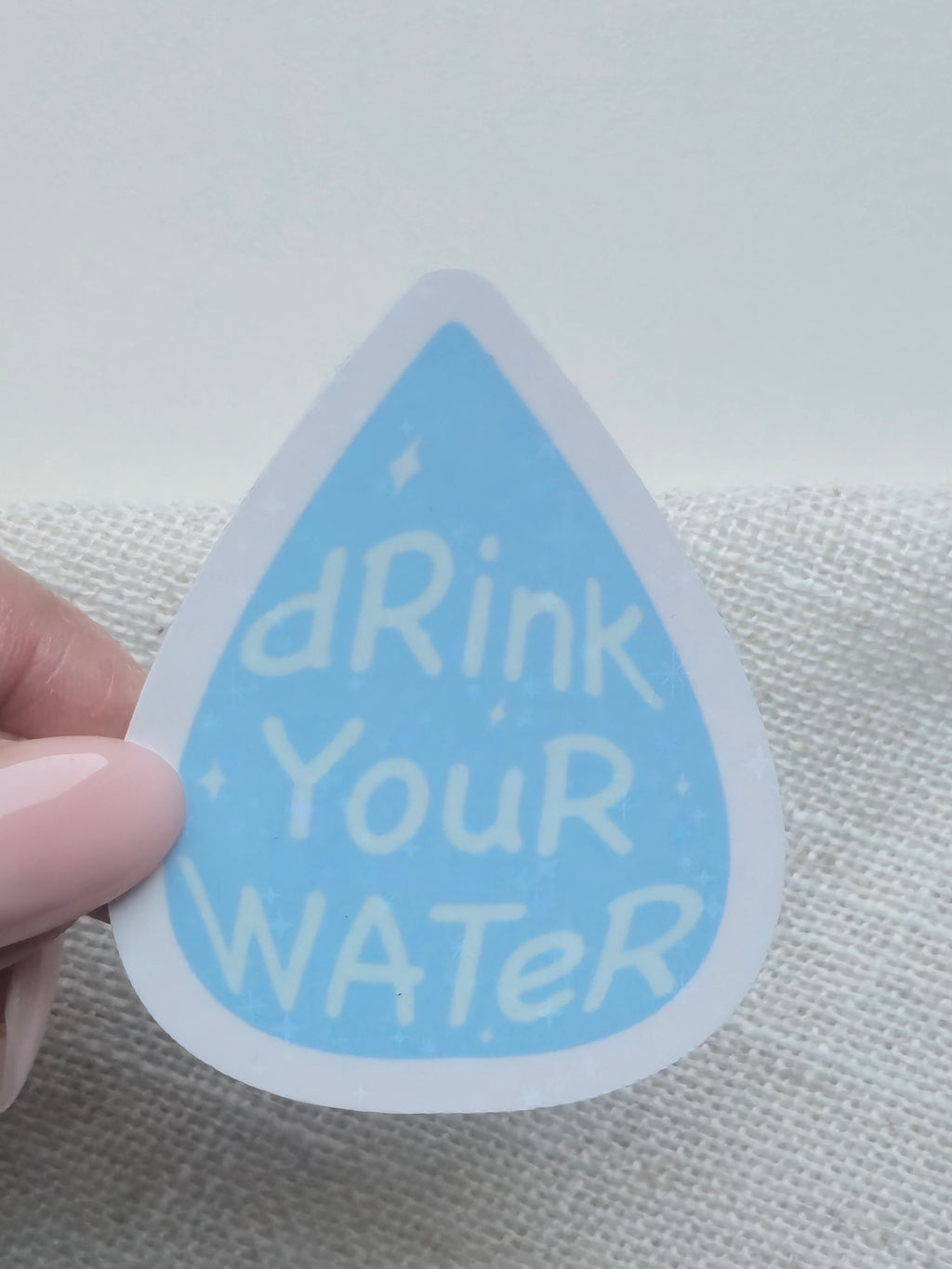 Drink Your Water Vinyl Sticker