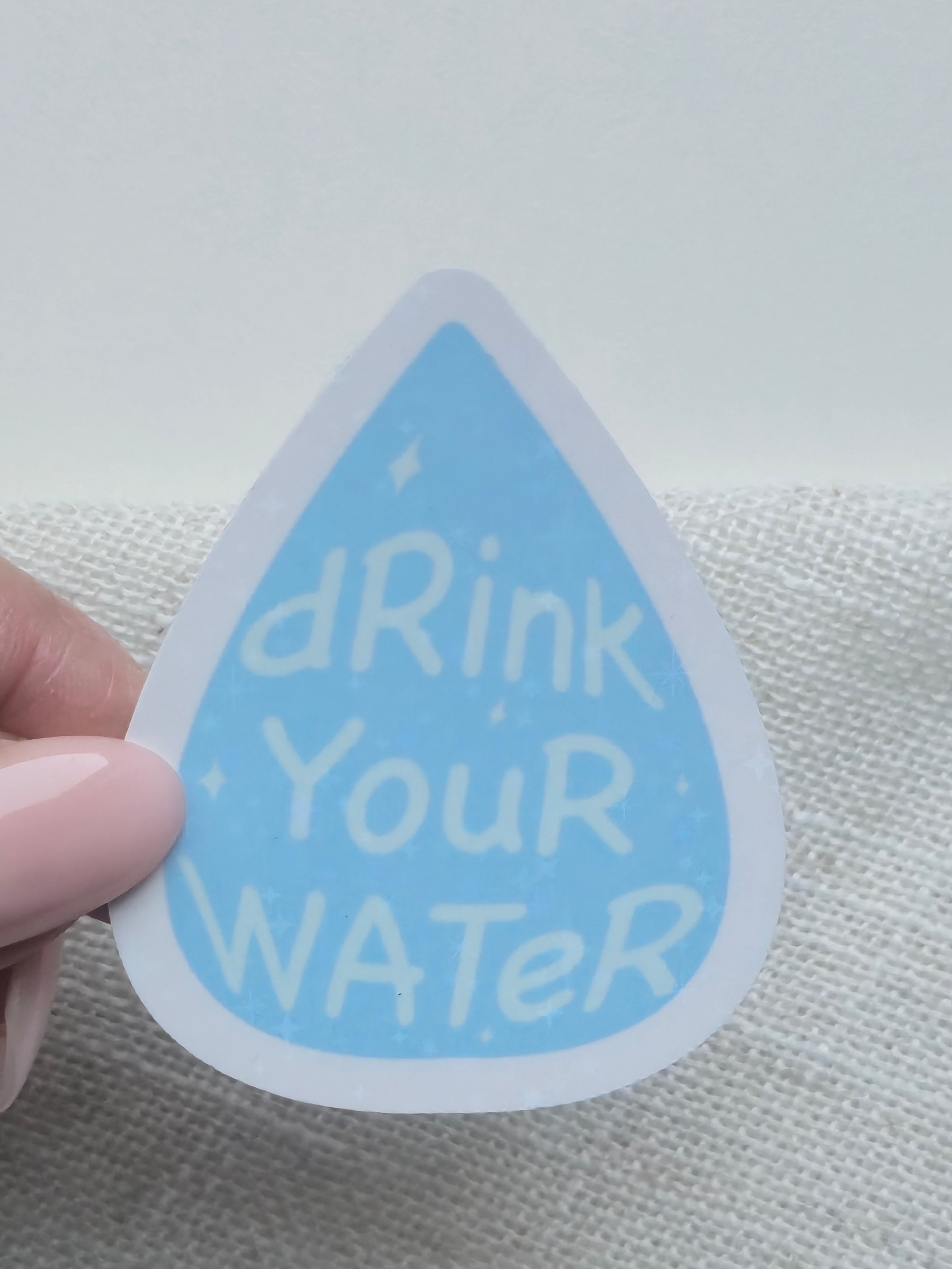Drink Your Water Vinyl Sticker