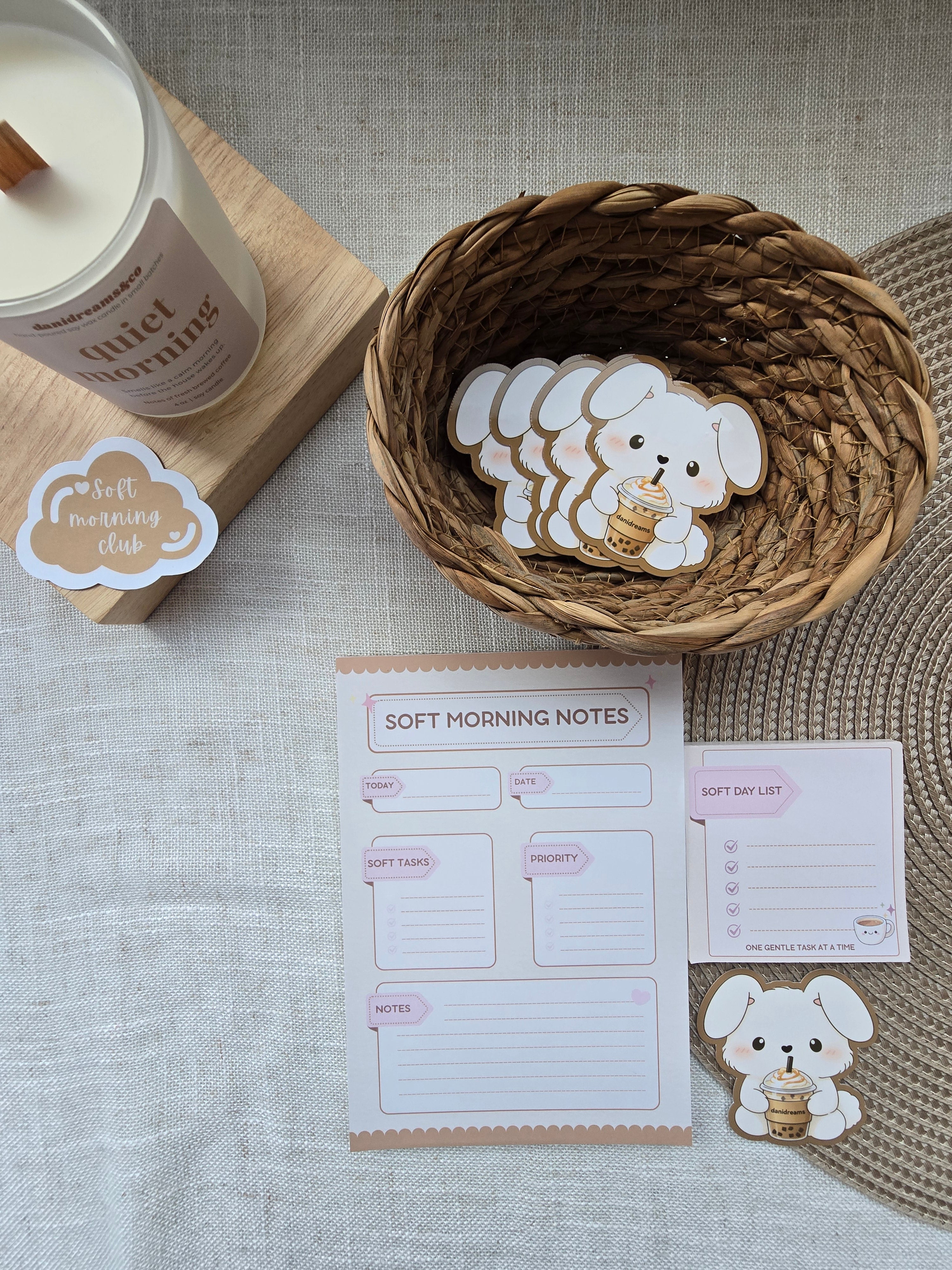 Soft Morning Notes Notepad