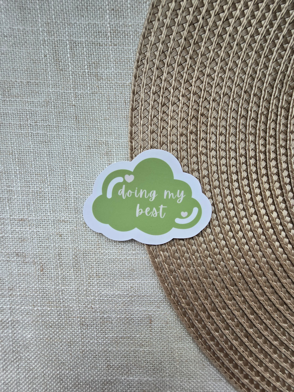 “Doing My Best” Affirmation Sticker