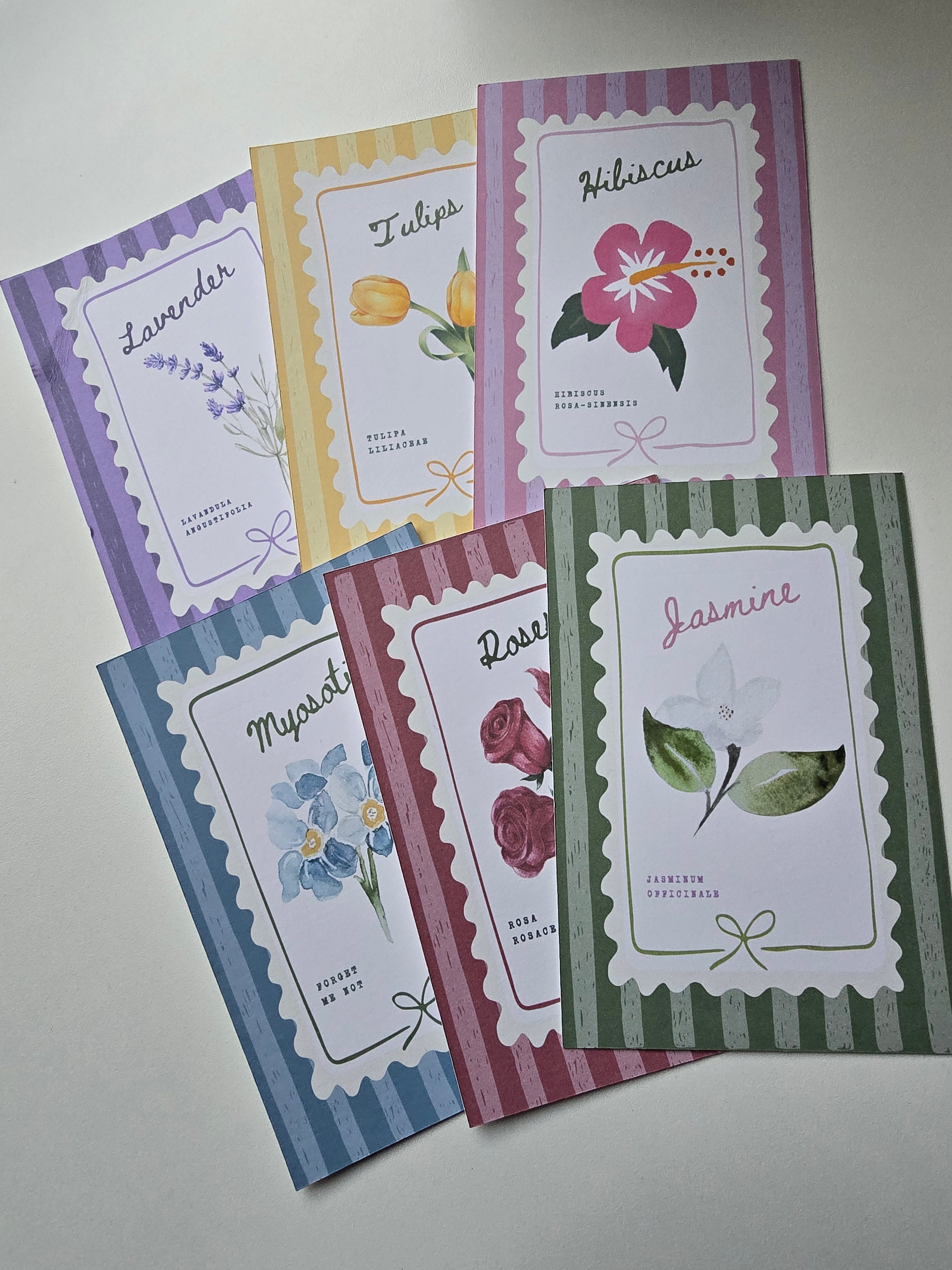 Floral Collection Art Card / Postcard Series