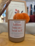 Fall Candle - 8 oz Falling into my best self