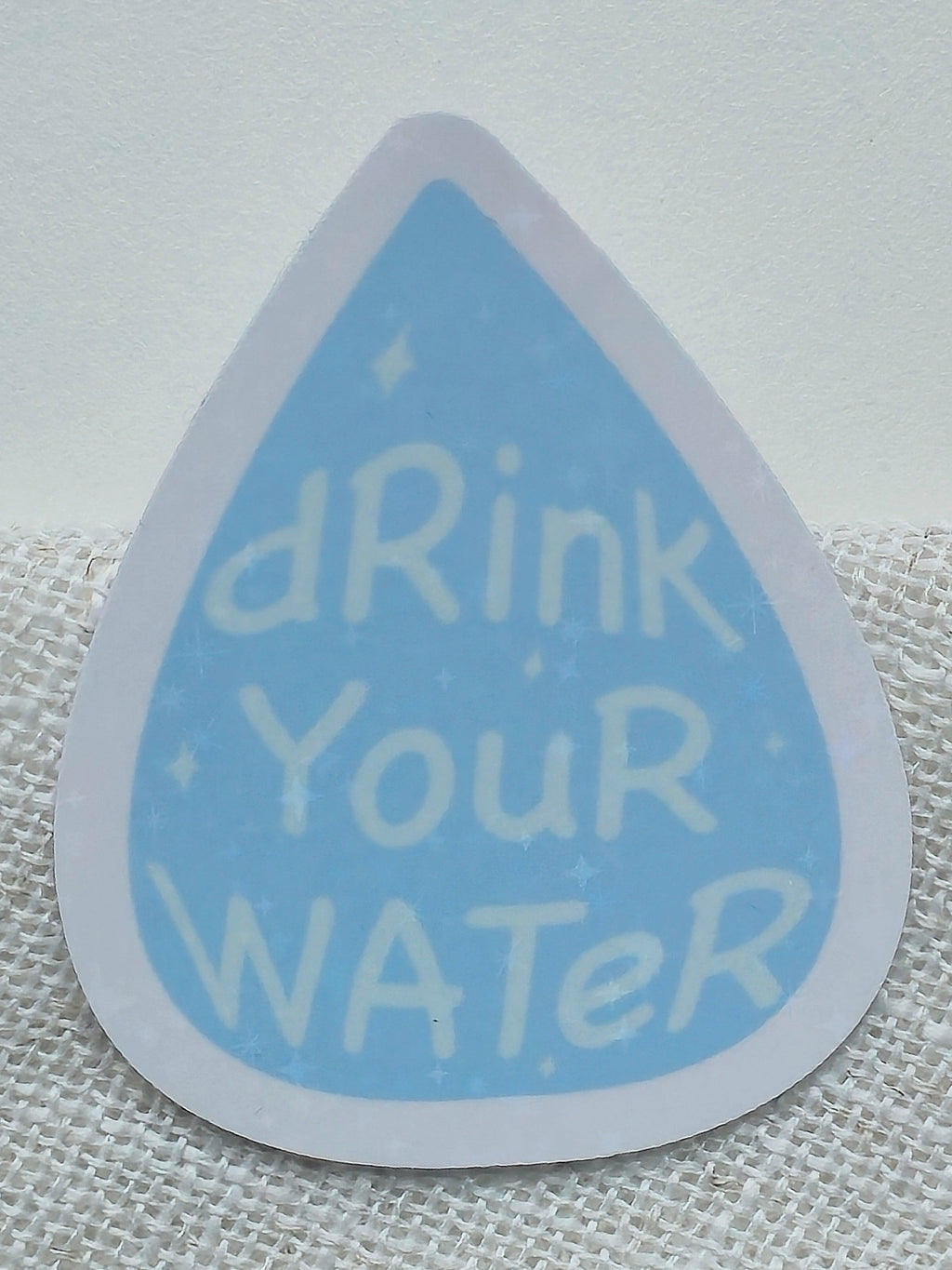 Drink Your Water Vinyl Sticker