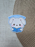 Just one more page sticker
