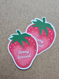 Berry Special Strawberry Sticker | Stationery, Laptop Decal